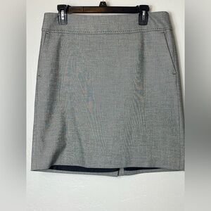 LOFT Elegant Gray Pencil Skirt. 8